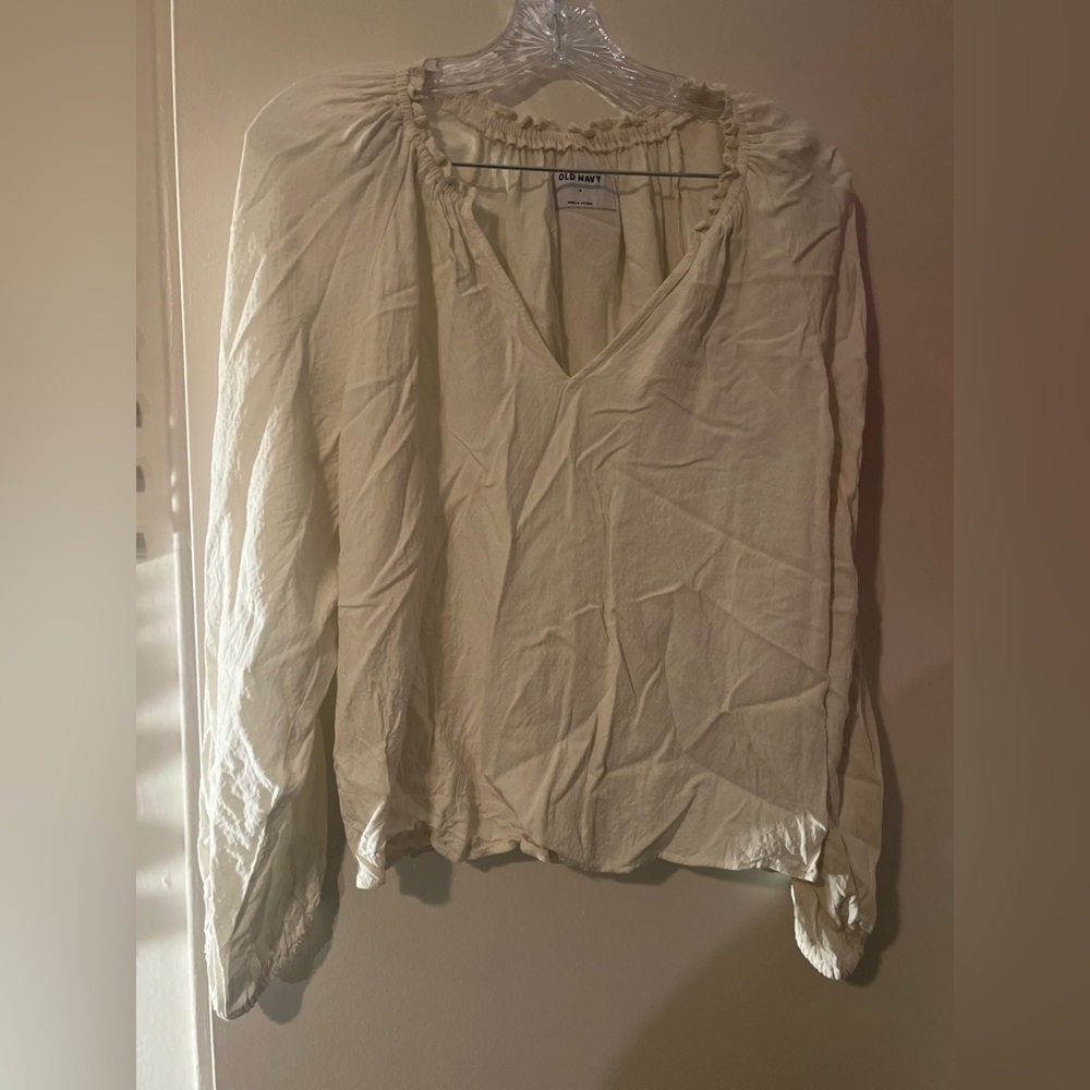 2 for $5, Old Navy Cream Peasant Blouse